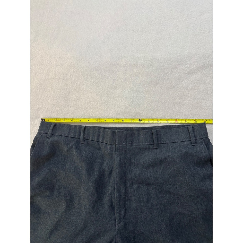 Levis Action Slacks Mens 40x32 Gray Vintage Flat Front Straight Leg Dress Pants - Picture 7 of 7